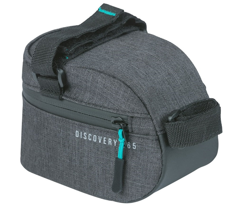 Basil City Double Bicycle Bag Mik, svart