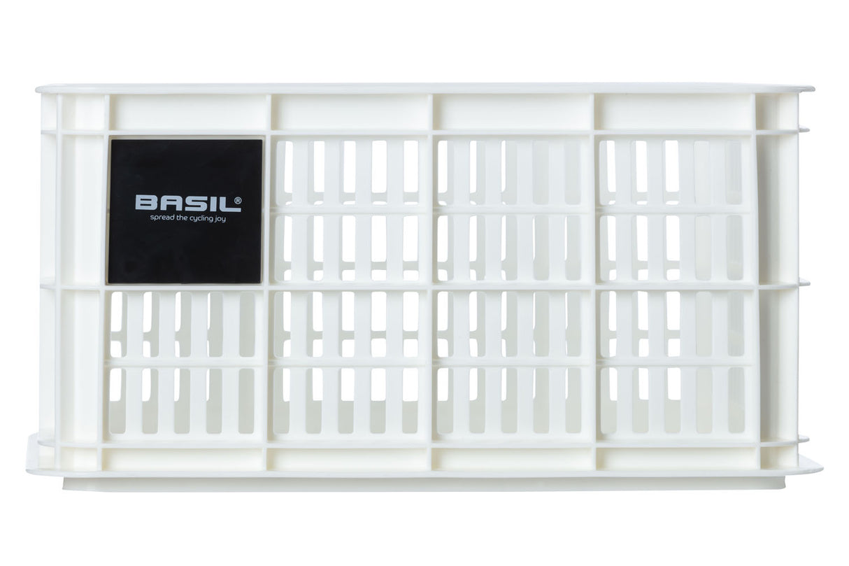 Basil Fietskrat S - Small - 17,5 litri - Bianco