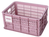 Basil Bicycle Crate S Small 17.5 litros rosa