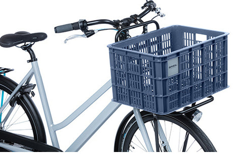 Caisse de vélo de basilic l grand 40 litre bleu