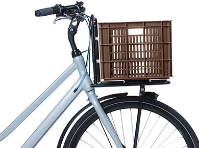 Caisse de vélo de basilic l grand 40 litres brun