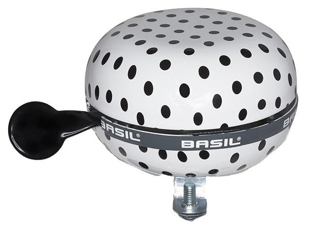 Basil Polkadot Bicicleta Bell Blanco