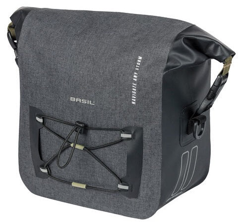 Basil Navigator Storm Handlor Torba Sporty Bicycle Concear Bag, vodoodporna, črna