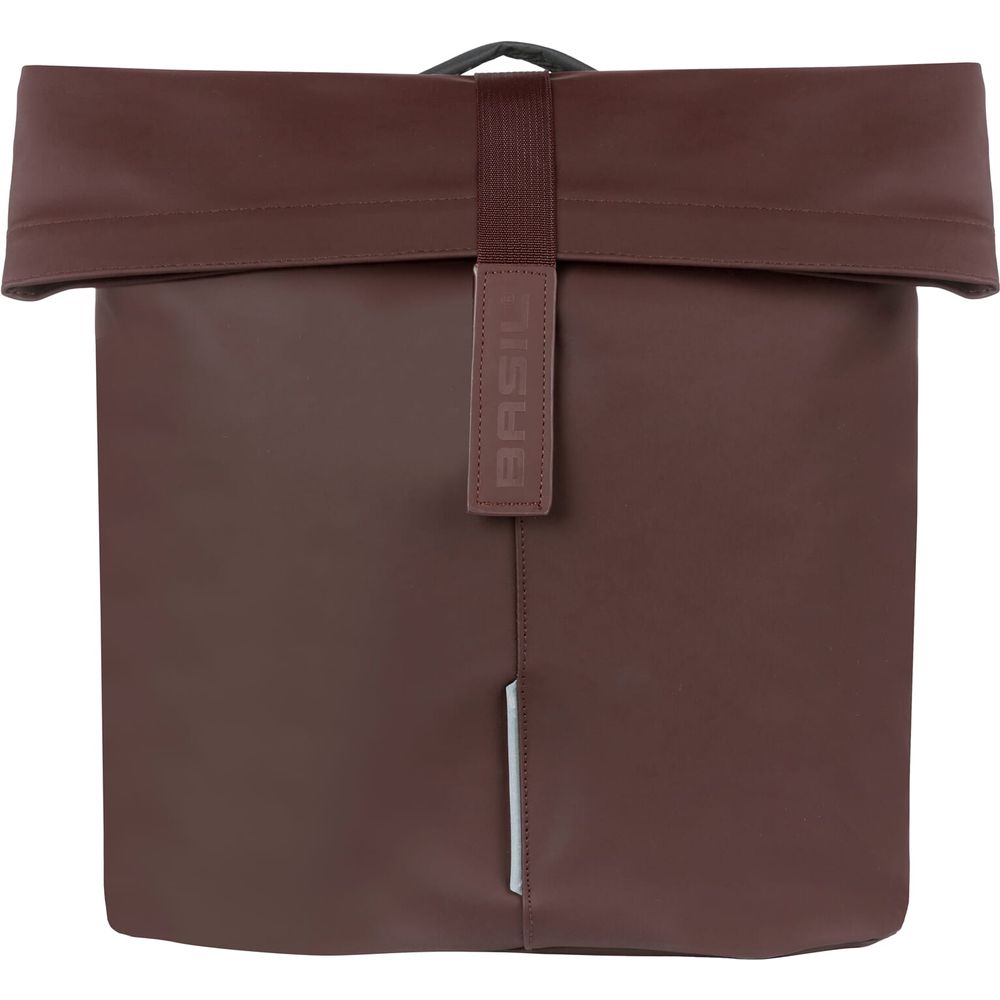 Basil Tas City Double Mik Vegan Leather | Brun rôti