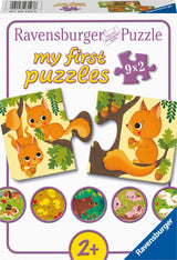 Animaux de Ravensburger et leur petit puzzle, 9x2st.