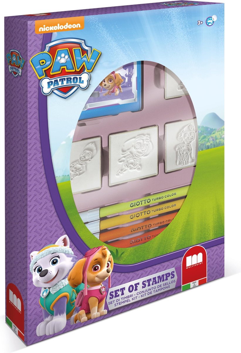 Ensemble de tampons Skye Patrol multiprint Patrol avec 4 timbres
