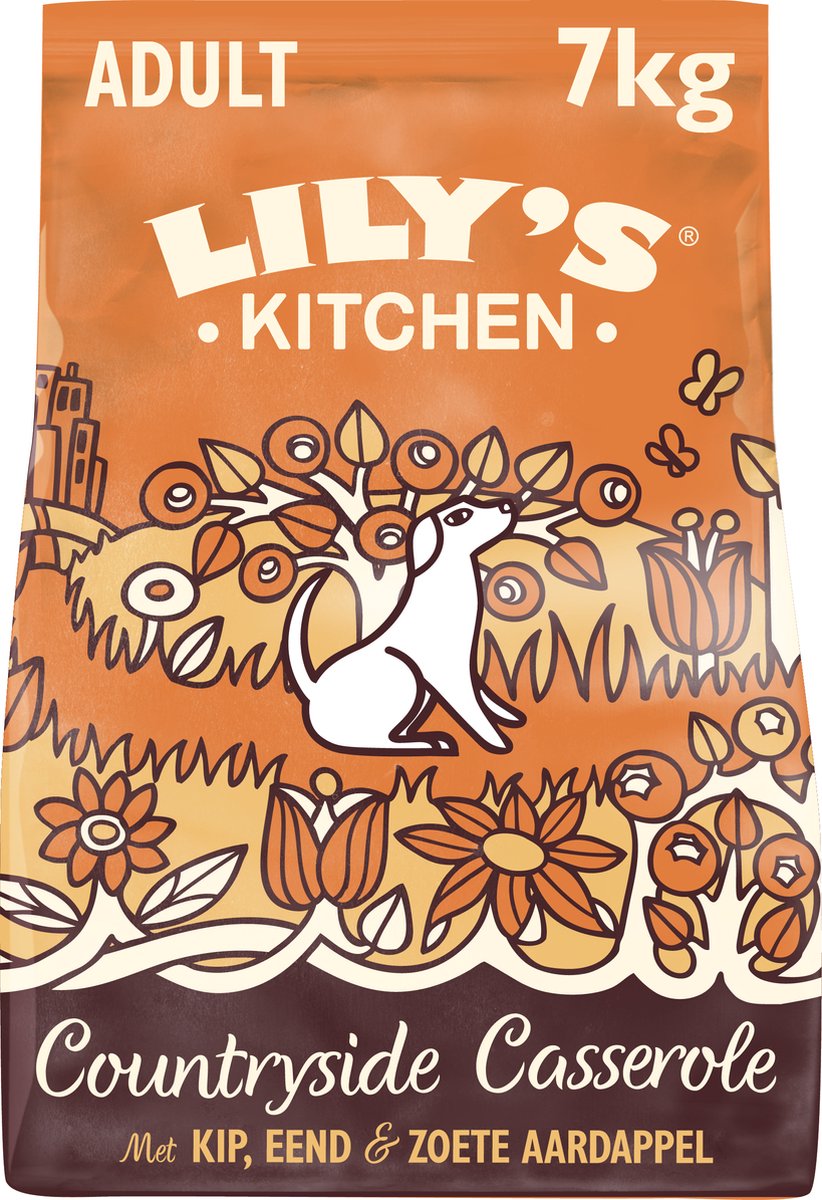 Lily's Kitchen - nourriture pour chien - croquettes - cocotte campagne - poulet canard - 7 kg