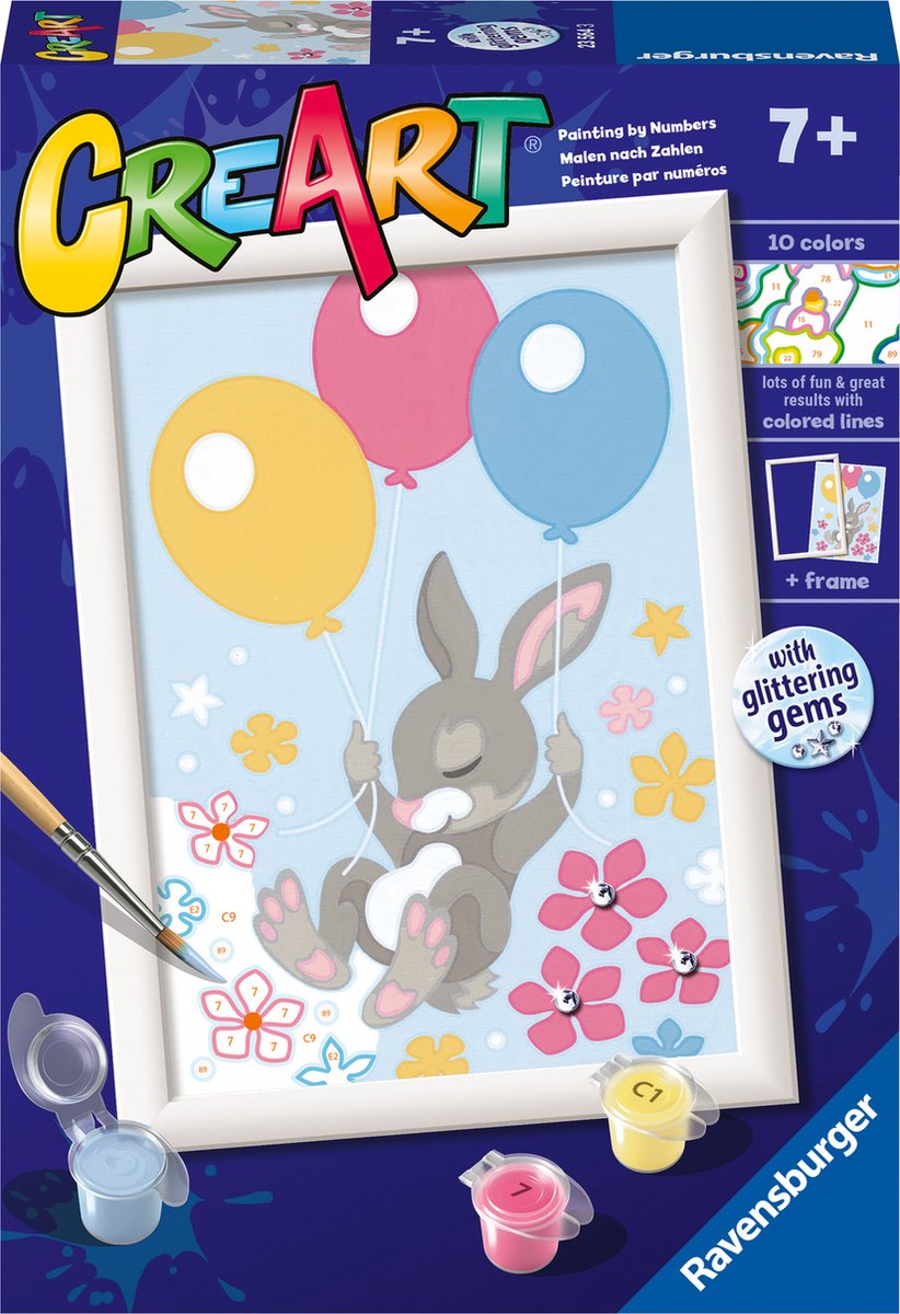 Ravensburger Creart Painting au numéro - Flying Bunny