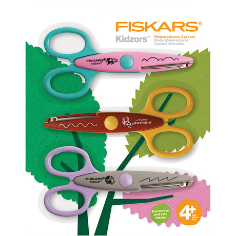 Entreprise créative https : www.cchobby.nl fiskars-kidzors-shearing shears-hippopotamus-camel-hedgehog-3-piece-1-box