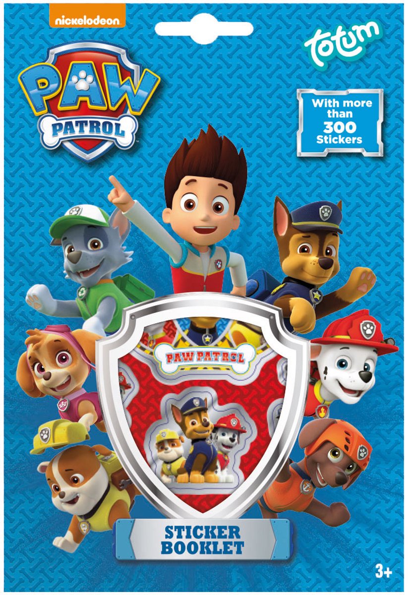 Feuille d'autocollants Paw Patrol totum, 4 pcs.