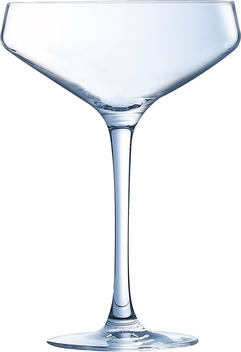 Chef sommelier - coupe de verre à champagne cabernet - 30cl - 6 pièces - champagne - verre - verres