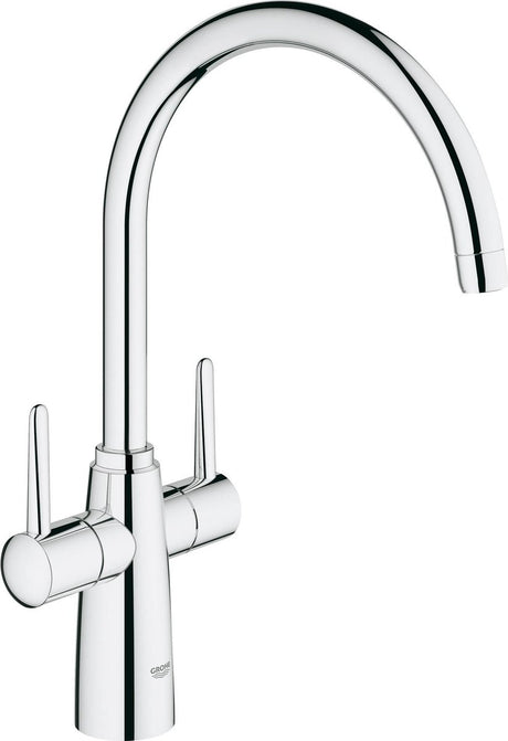 Robinet de cuisine Grohe ambi - bec pivotant - chrome