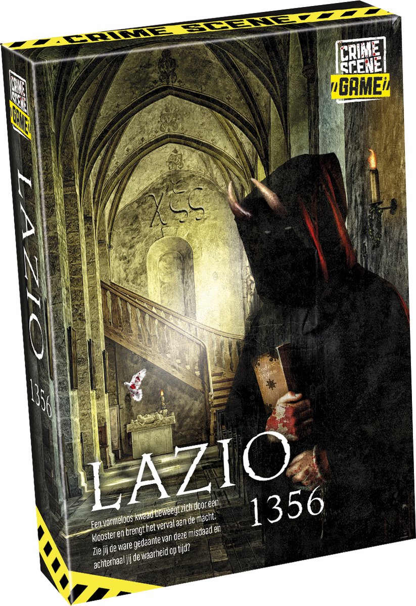 Scène de crime tactique Lazio 1356 – jeu de société – jeu de crime – mystère historique dans un monastère – enquête et déduction approfondies – série de scènes de crime – Game Storm Studio - 1 joueur ou plus – à partir de 18 ans