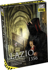 Scène de crime tactique Lazio 1356 – jeu de société – jeu de crime – mystère historique dans un monastère – enquête et déduction approfondies – série de scènes de crime – Game Storm Studio - 1 joueur ou plus – à partir de 18 ans