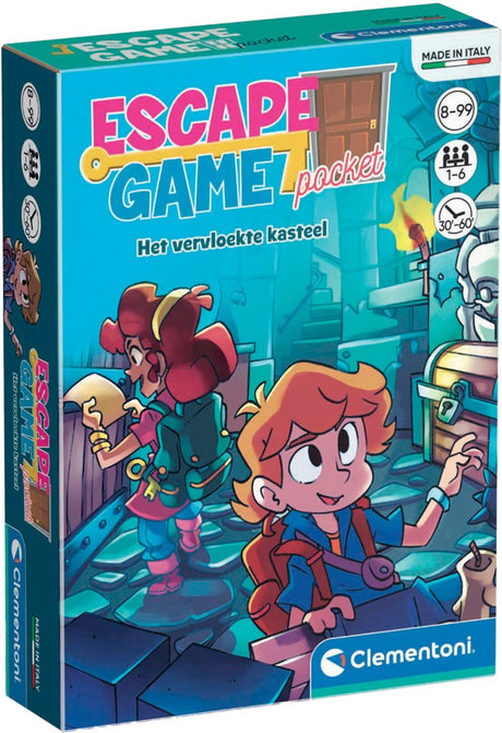 Jeu d'évasion de poche Clementoni - le château maudit