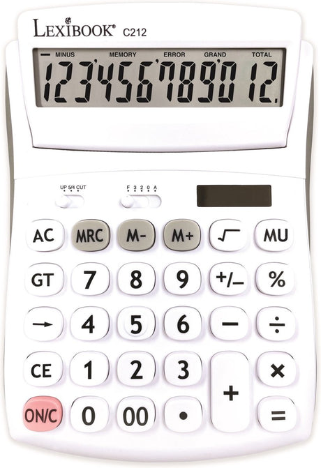 Calculatrice de bureau Lexibook à 12 chiffres