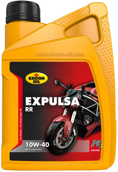Expulsion de l'huile de couronne RR 10W40 Synthé 100%.