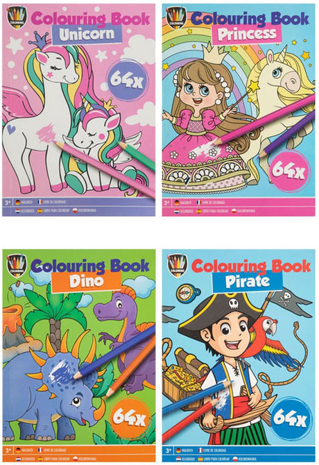 Creative Craft Group distribue des livres à colorier, 12 pièces