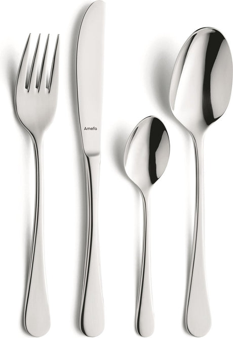Amefa Amefa Couvrerie de 24 pièces Set Rebecca High Gloss Silver Colored