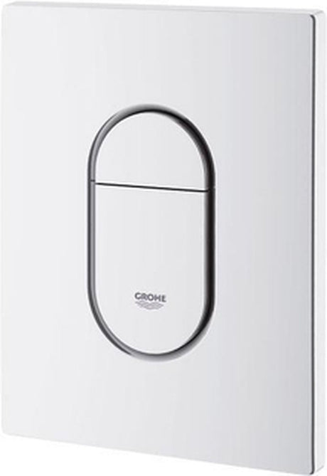 WC à panneau de commande cosmopolite Grohe arena - double chasse - plastique - blanc alpin