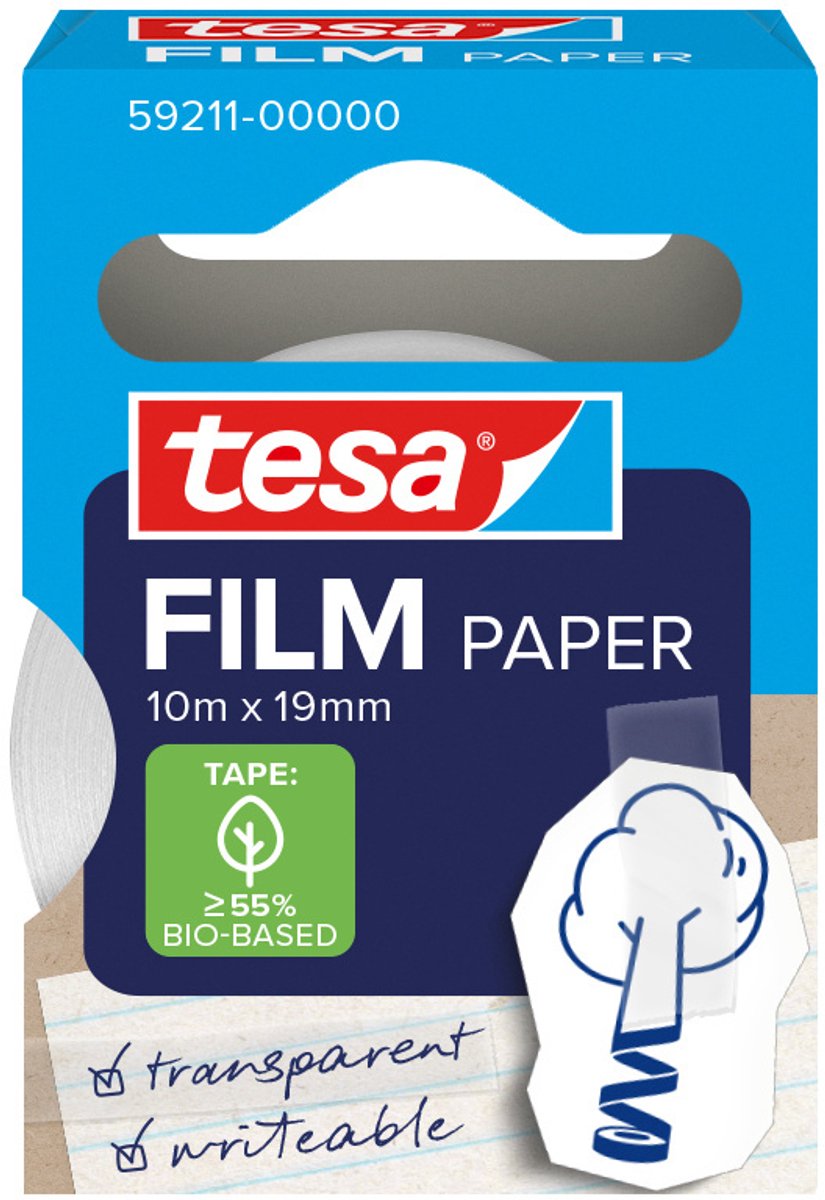 Papier film ruban adhésif Tesa 19mmx10m