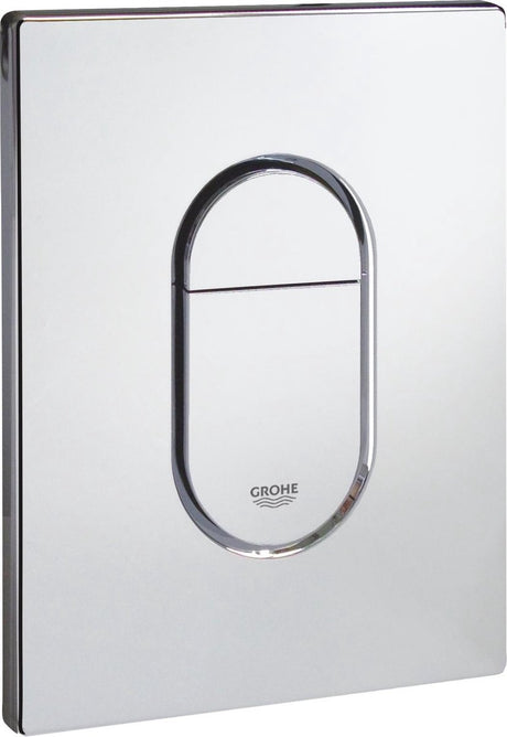 WC à panneau de commande cosmopolite Grohe arena - double chasse - plastique - chrome