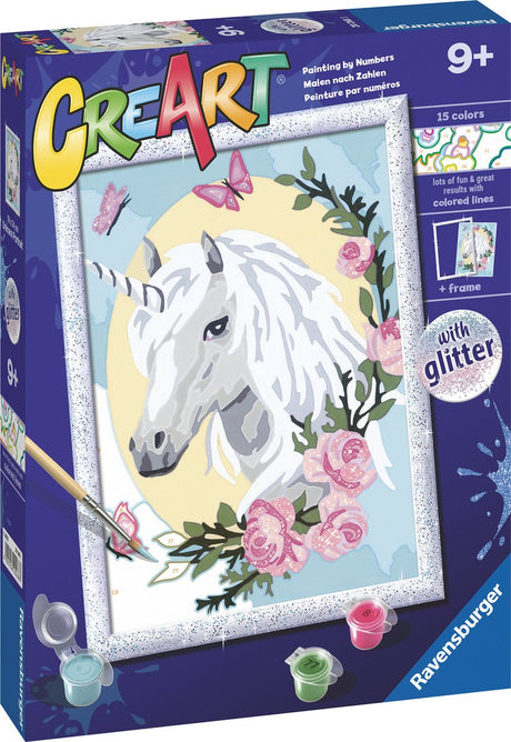 Ravensburger Creart Painting au numéro - Portrait Unicorn