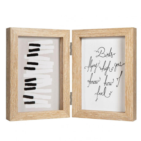 Henzo cadre photo piano diptyque 13x18cm