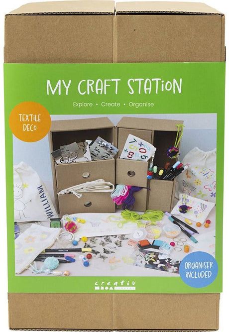 Entreprise créative https: www.ccobby.nl my-craft-station-textile-decoration-various-colors-1-piece-1-box