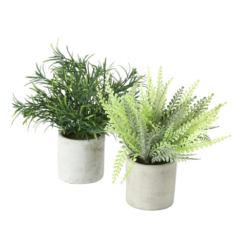 Boltze home plante artificielle romarin ou fougère