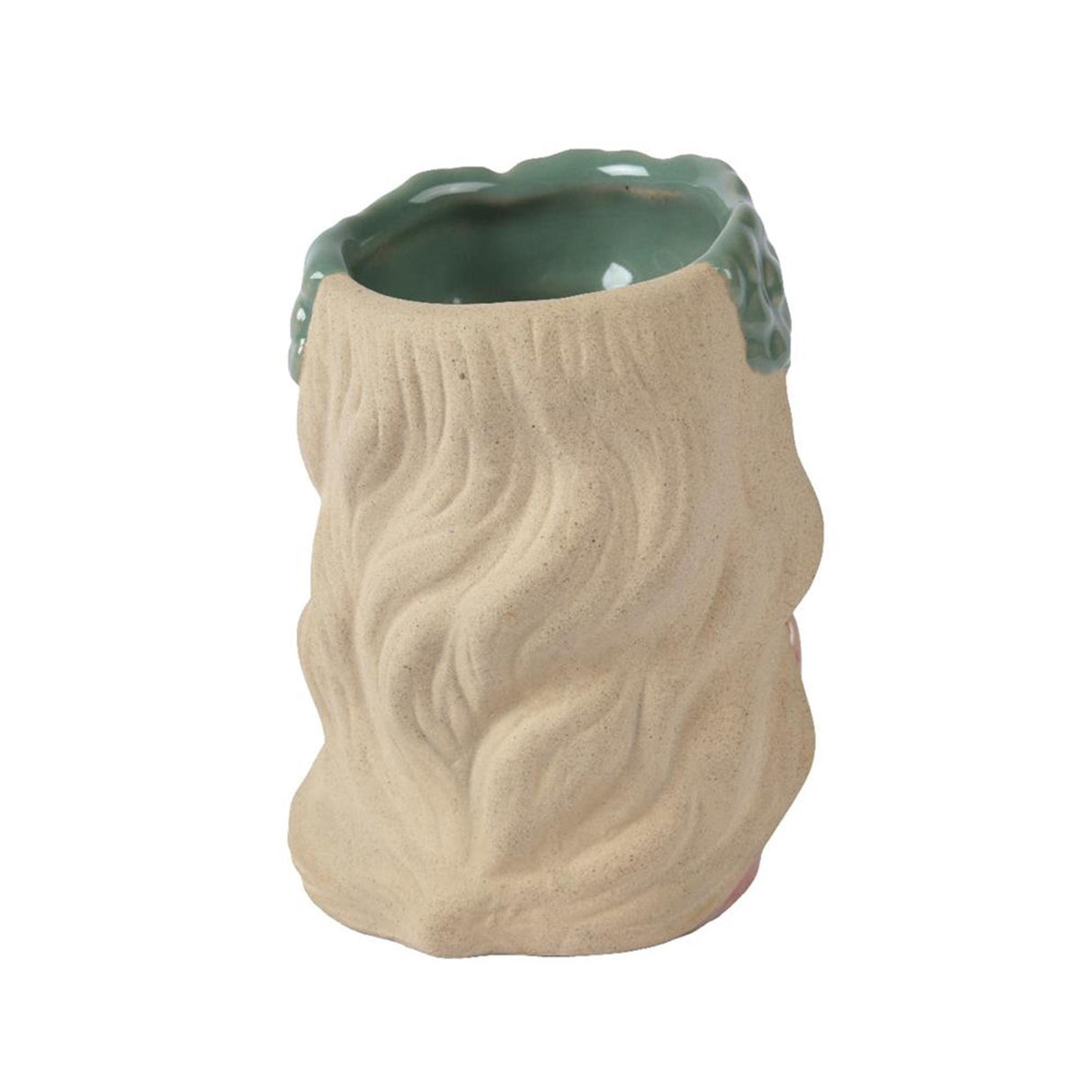 Decoris pot de fleur femme h10.6 vert rose