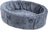 Teddy Dog Basket Grey