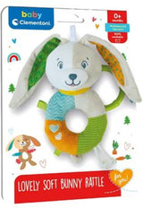 Clementoni baby - peluche hochet lapin