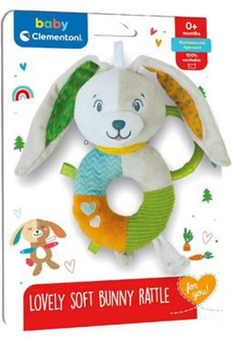 Clementoni baby - peluche hochet lapin