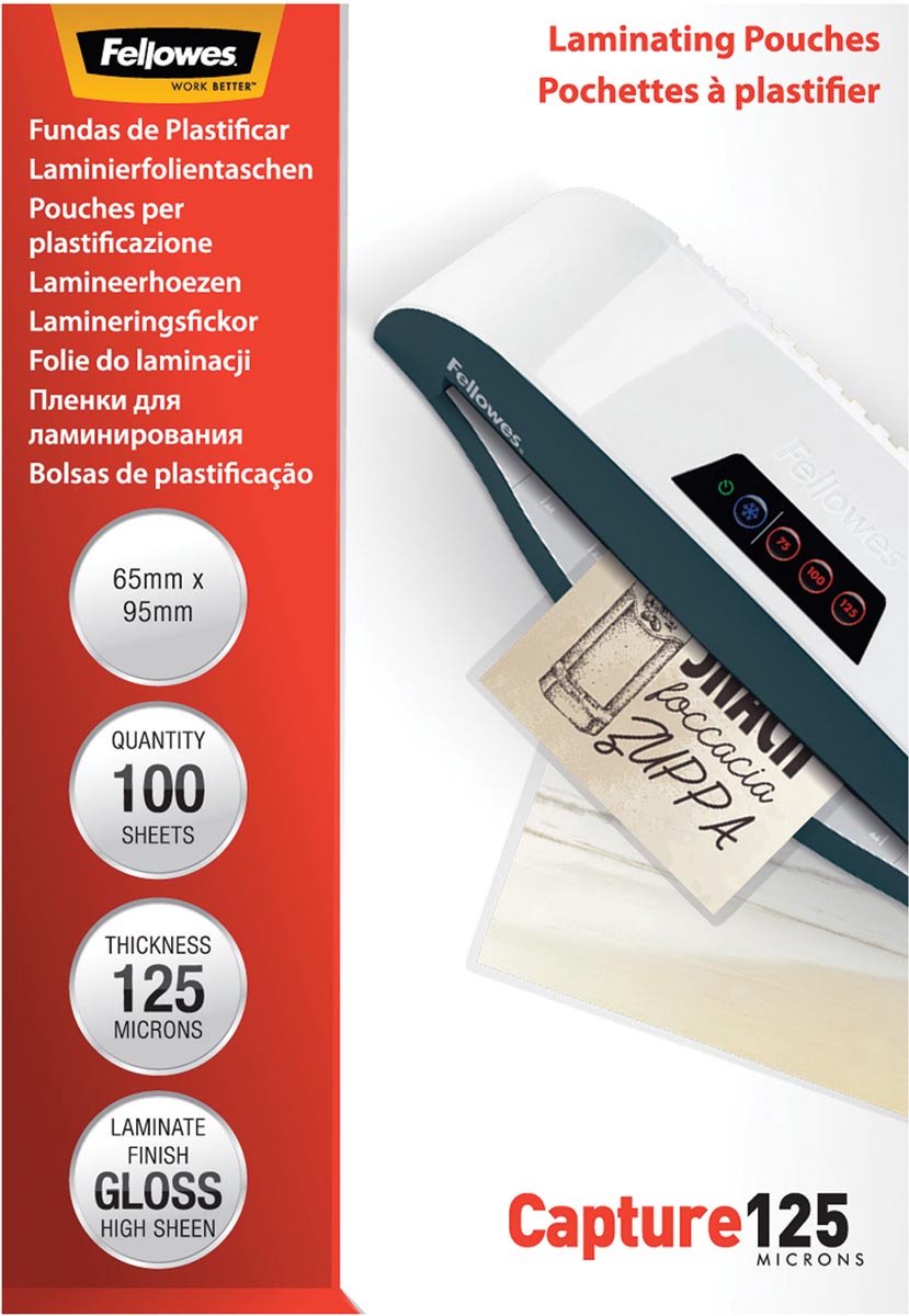 Société créative https : www.cchobby.nl pochettes de plastification-taille-65x95-mm-épaisseur-125-my-helder-100-piece-1-box