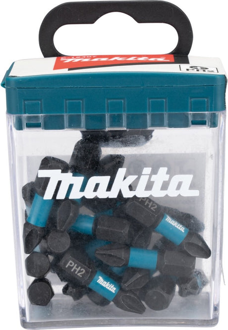 Makita accessoires embout de tournevis à percussion ph2x25mm - e-12360 e-12360