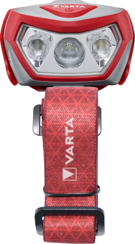 Varta lampe frontale sports de plein air h20 pro - rouge