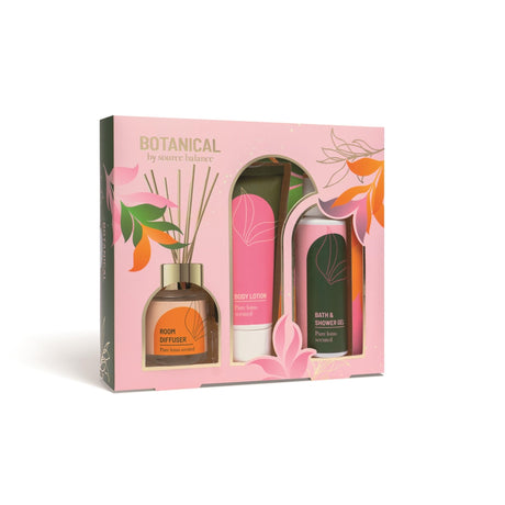 Source balance botanicals coffret cadeau de bain diffuseur