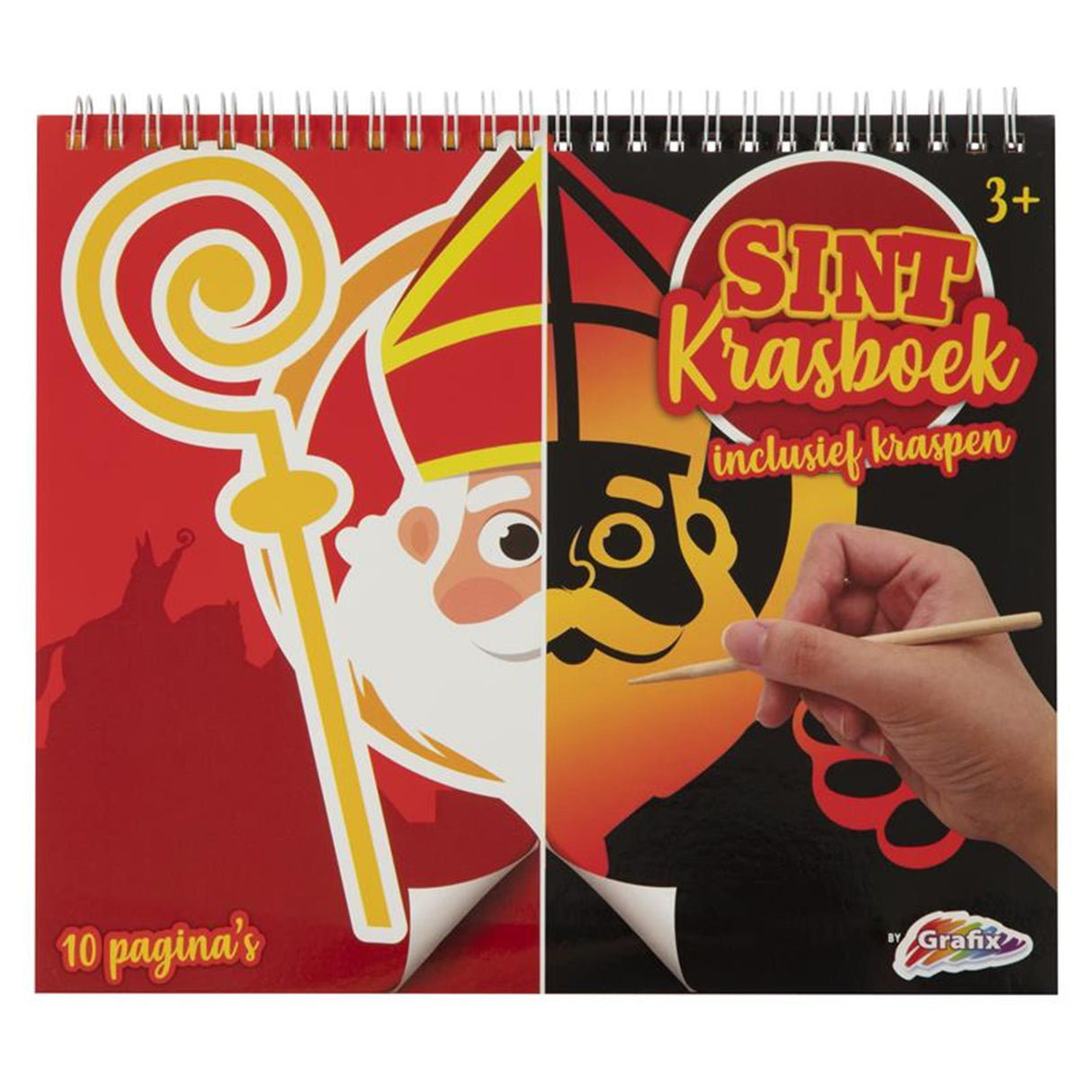 Grafix saint livre à gratter compléter le dessin