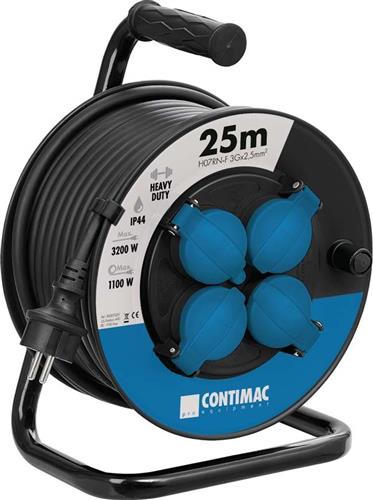 Enrouleur de câble Contimac 25m h07rn-f 3g 2,5mm schuko