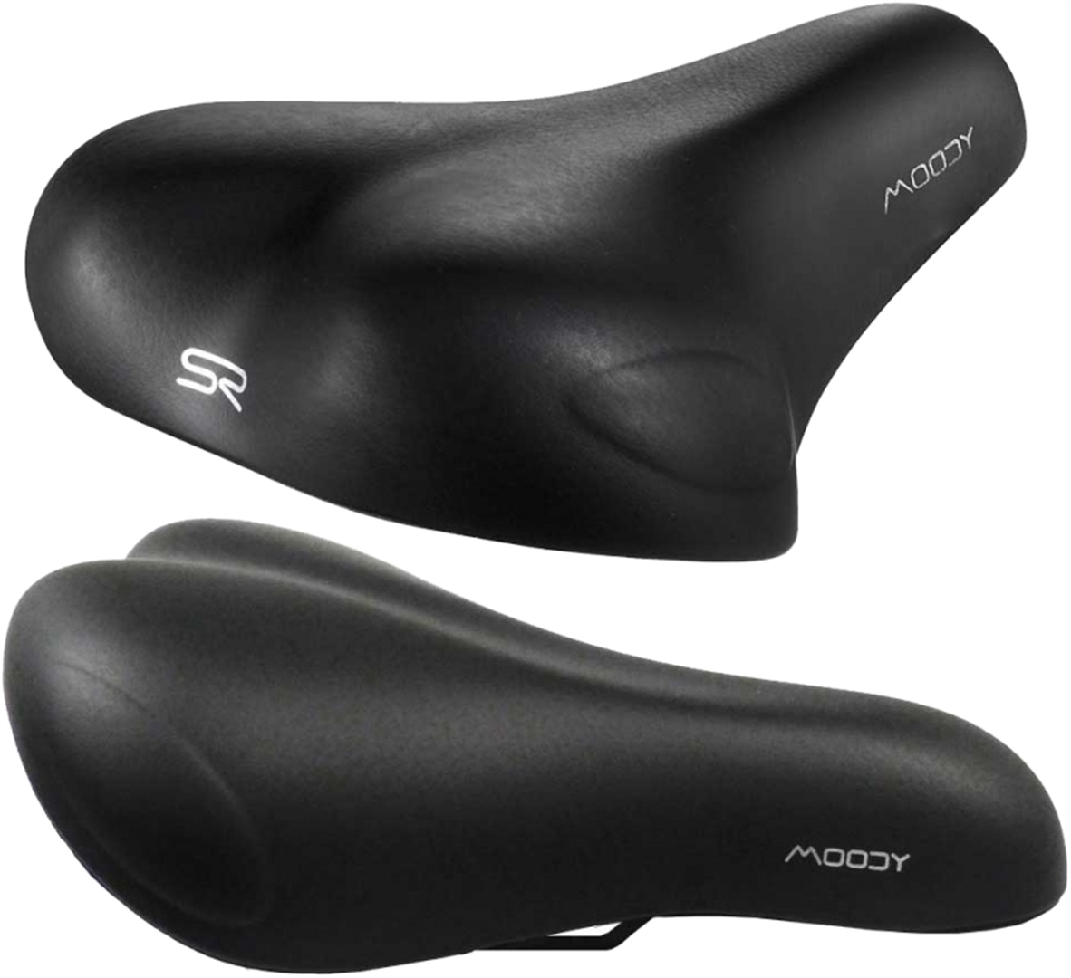 Selloyal Bicycle Saddle STENTY MODERAT SORT (arbejdspladsemballage)