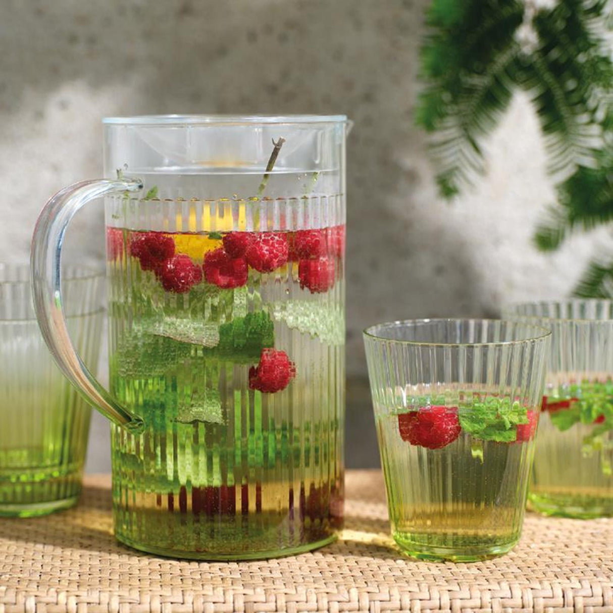 Boîte Decoris avec 4 tasses h19,6 cm