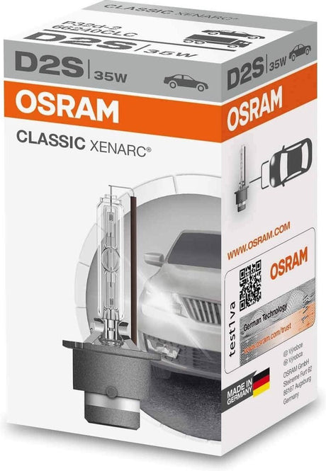 Osram d2s ampoule xénon pour voiture os66240clc 4150k 35w d2s - qualité allemande