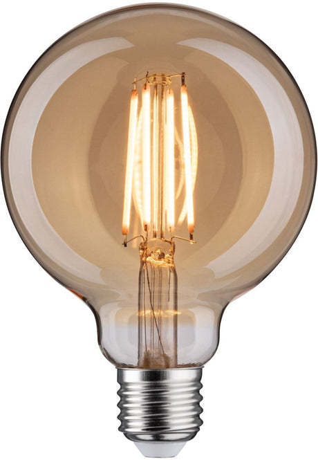 Paulmann 1879 filament 230 v 3-step-dim globe led g95 e27 470lm 6w 1800k or dimmable