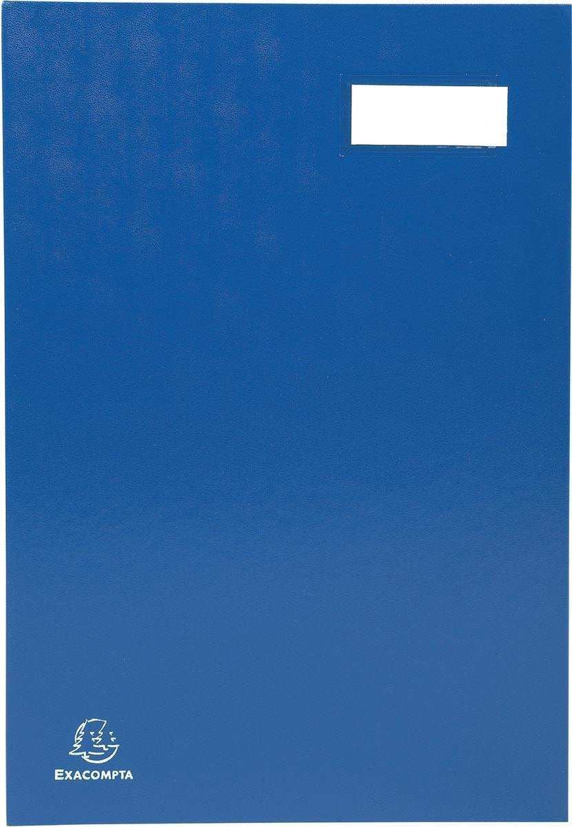 Dossier de dessin à la main Exacompta pour pi 24 x 35 cm | en carton recouvert de PVC | 20 formats | bleu