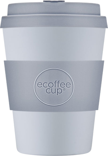 Ecoffee cup glittertind pla - tasse à café à emporter 350 ml - silicone lilas