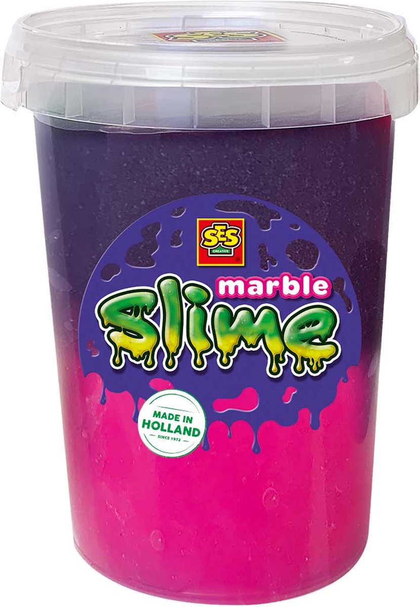 Ses slime de marbre - rose et violet 200gr
