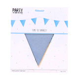No brand guirlande de paillettes bleu clair 6m | 10 pièces