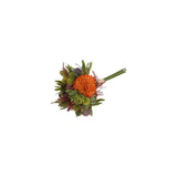 Bouquet d'art Countryfield Dahlias mélange orange H36cm