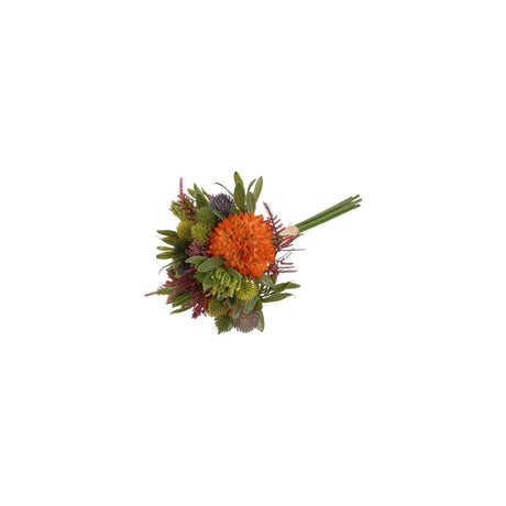 Bouquet d'art Countryfield Dahlias mélange orange H36cm